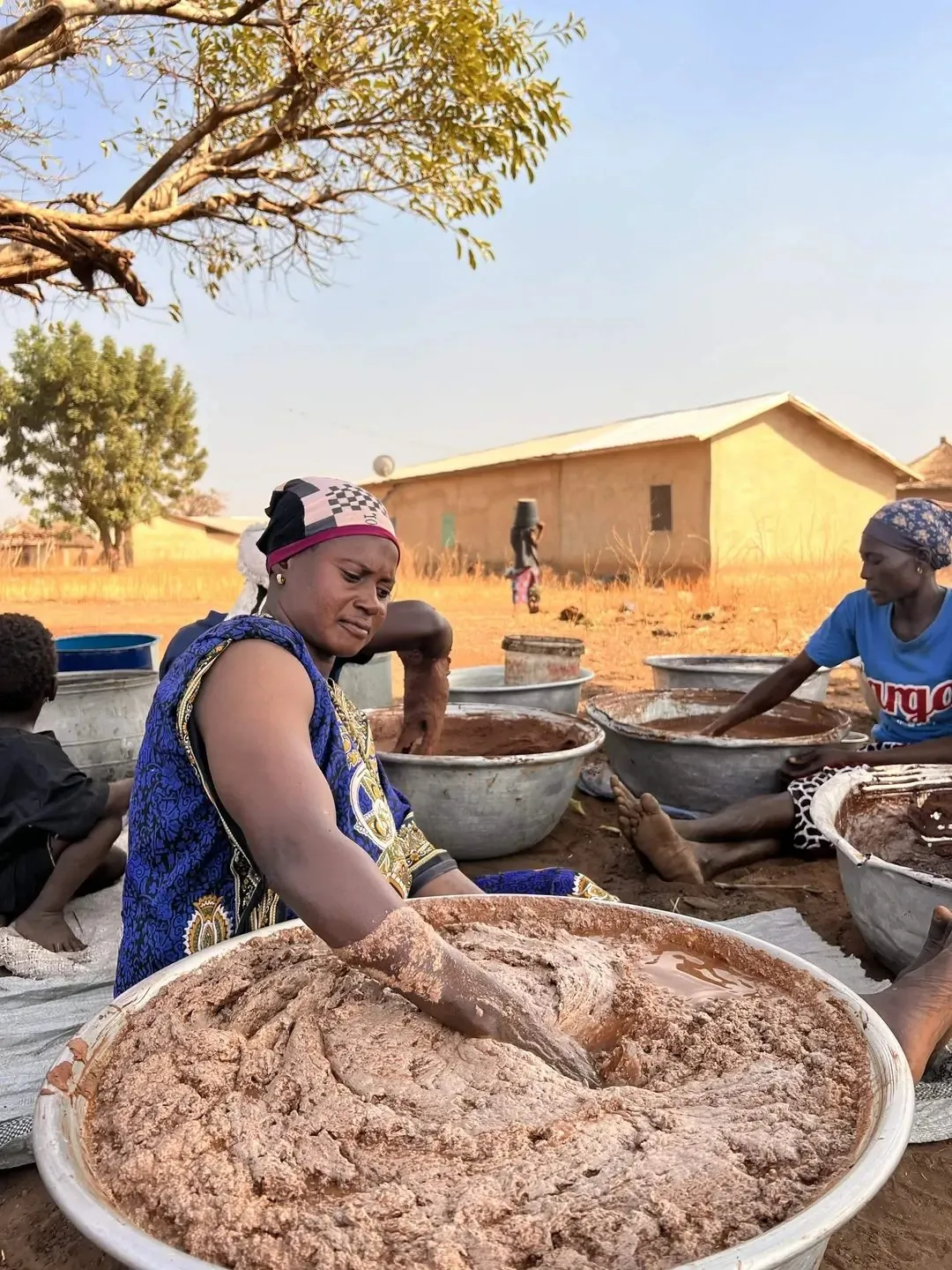 Kvinnorna i kooperativet i Ghana